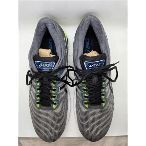 ASICS Gel-Nimbus 22 Shoes Men\'s 11.5 Grey Running Athletic Distance Gym Sneakers